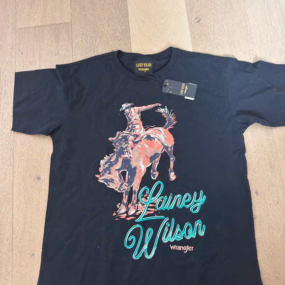 Wrangler Lainey Wilson Black Tee with Graphic - Picture 3 of 5